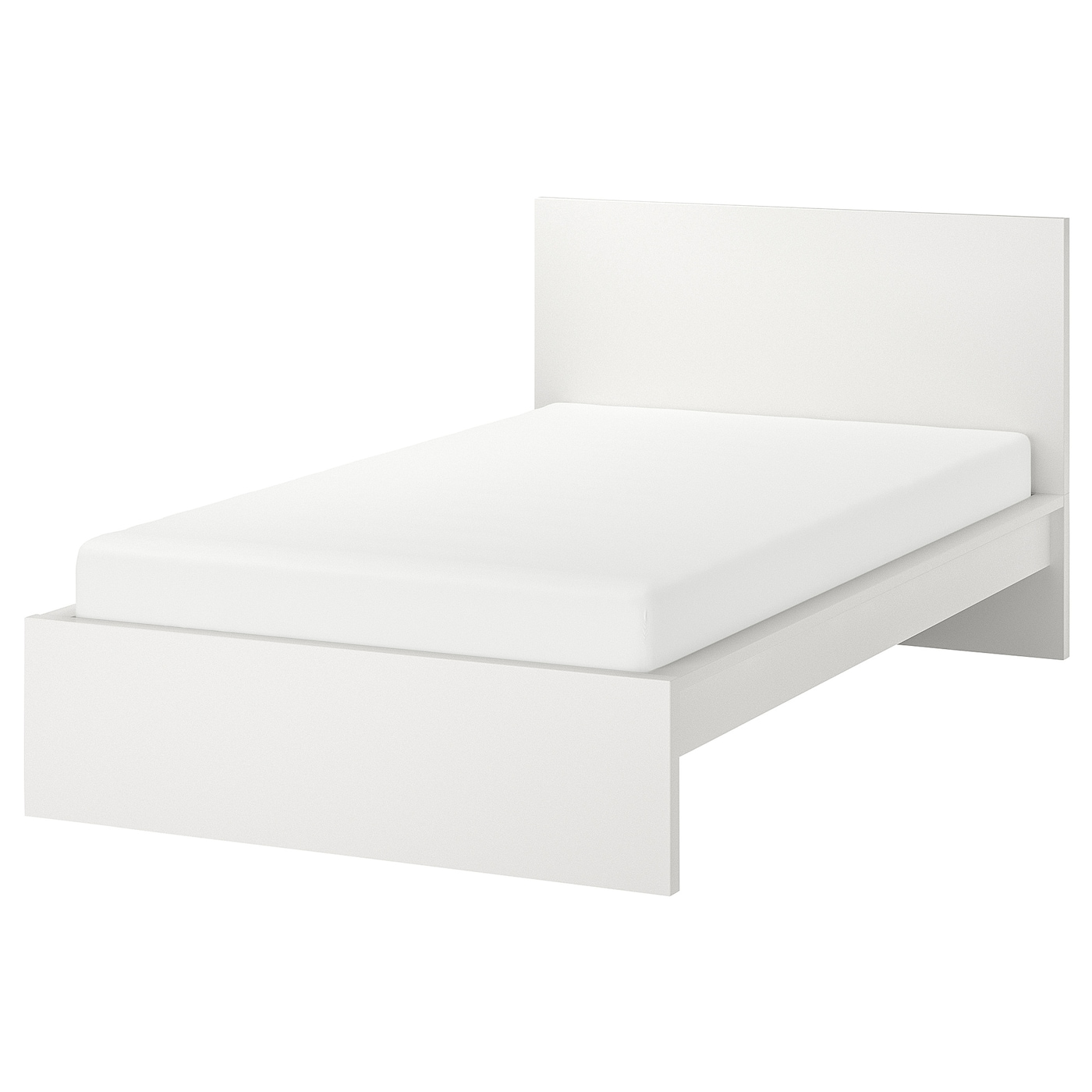 Кровать одноярусная - IKEA MALM/LURÖY/LURОY/МАЛЬМ/ЛУРОЙ ИКЕА  , 120x200  см, белый