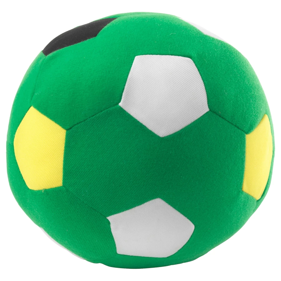 Плюшевая игрушка мяч - IKEA SPARKA/СПАРКА ИКЕА, зеленый (изображение №1)