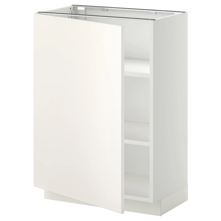 Напольный шкаф - IKEA METOD, 88x39x60см, белый, МЕТОД ИКЕА (изображение №1)