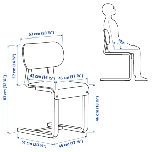 Второе фото. LYCKAN Стул ИКЕА