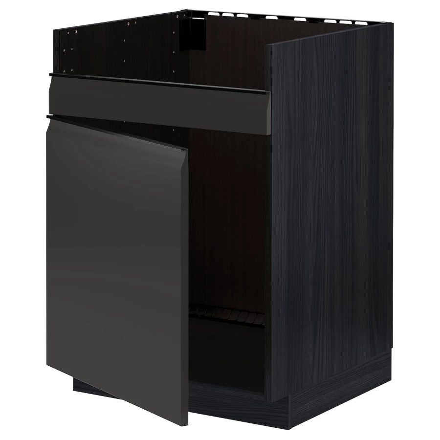 Шкаф под раковину /3 шт/2 шт - METOD / HAVSEN  IKEA/ МЕТОД/ХАВСЕН/ИКЕА, 88х60 см,  черный (изображение №1)