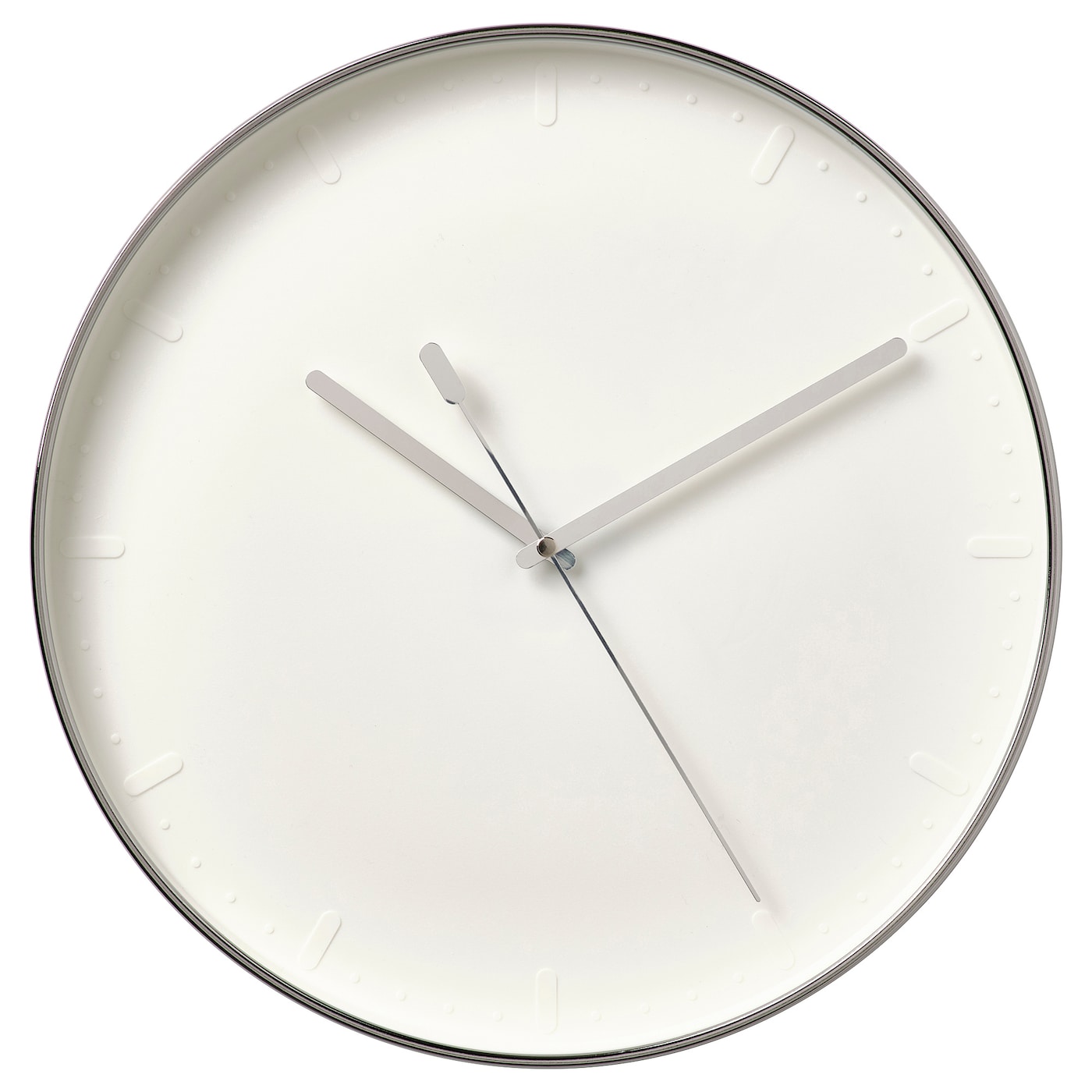 Настенные часы - IKEA MALLHOPPA/МАЛЛХОППА ИКЕА, 35 см, белый