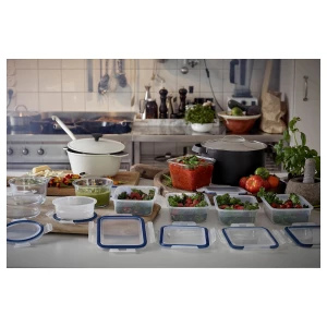 Второе фото. Контейнер для продуктов с крышкой - IKEA 365+, 21х15х7 см, пластик, ИКЕА 365+