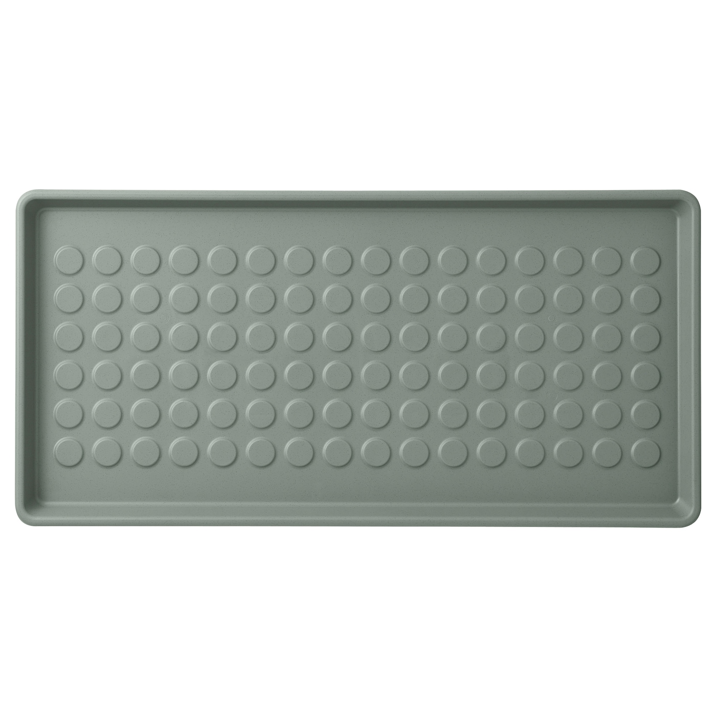 Коврик для обуви - BAGGMUCK IKEA/ БАГГМУКК ИКЕА,  71х35 см,  зеленый