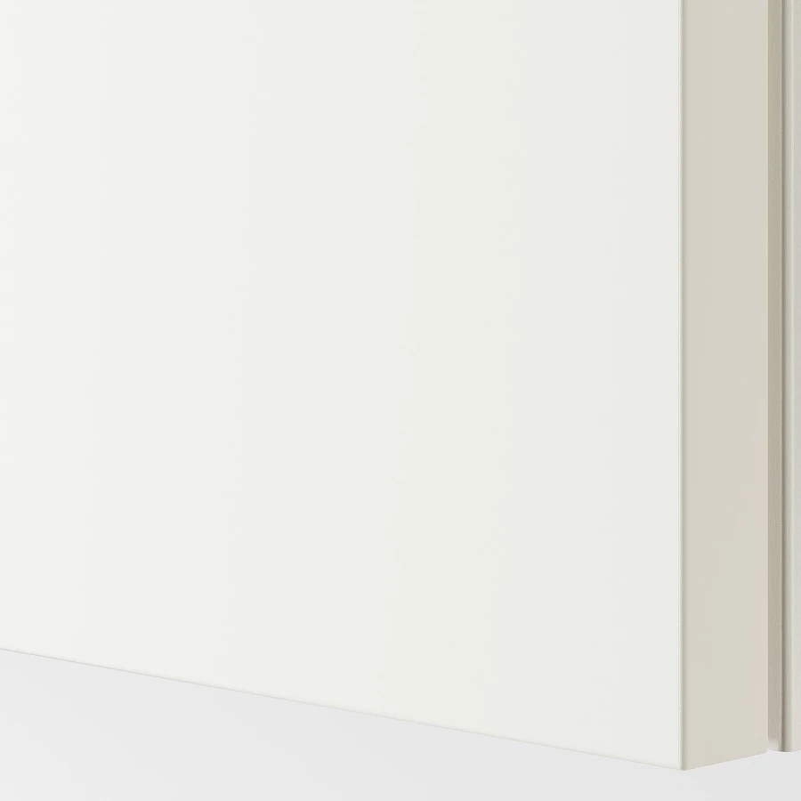 Пара раздвижных дверей - HASVIK IKEA/ ХАСВИК ИКЕА, 200х236 см,  белый (изображение №3)