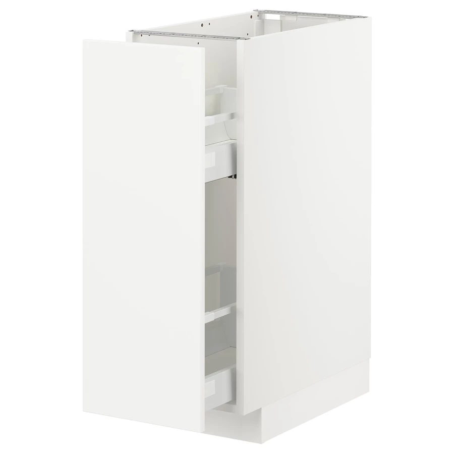 Напольный шкаф - METOD IKEA/ МЕТОД ИКЕА,  30х88 см, белый (изображение №1)