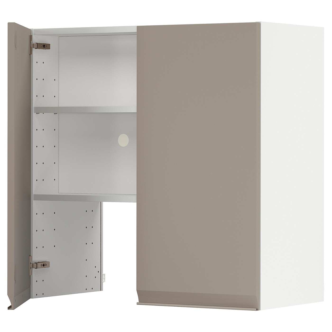 Навесной шкаф - METOD  IKEA/  МЕТОД ИКЕА, 80х80 см, белый/бежевый
