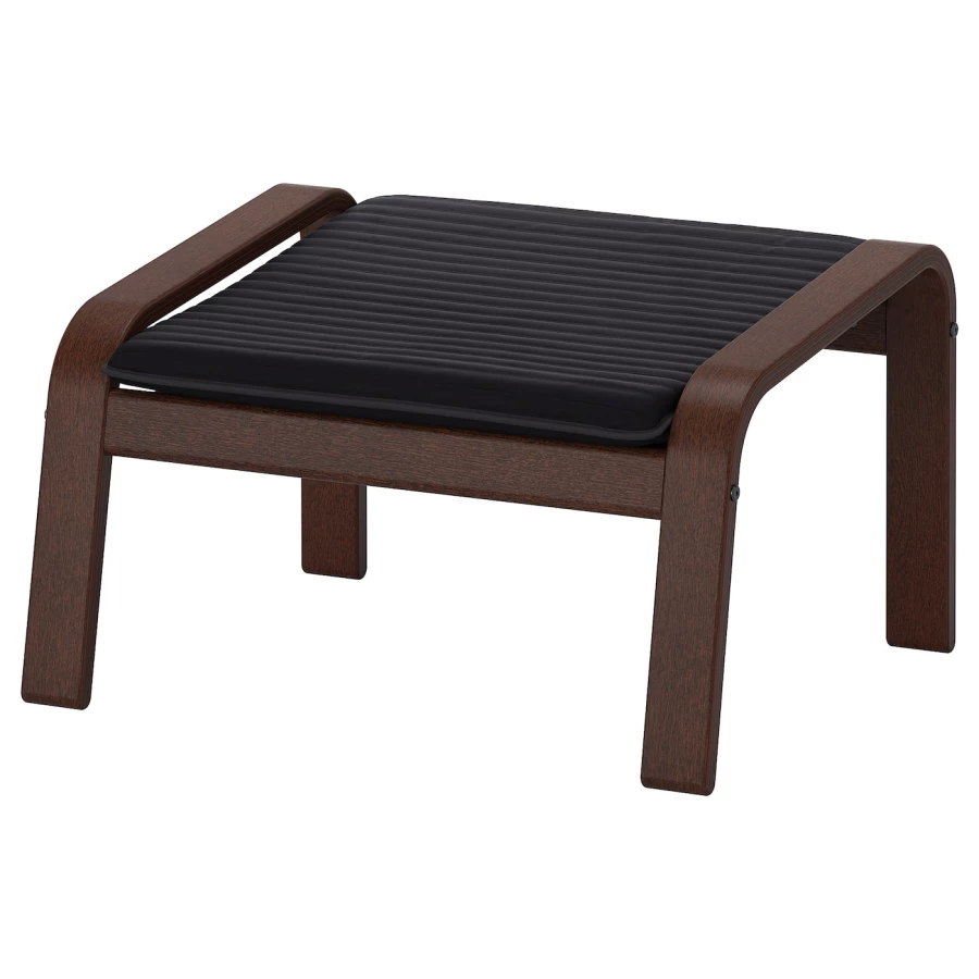 Кресло-качалка - POÄNG / POАNG IKEA/  ПОЭНГ ИКЕА,  72х62 см, коричневый (изображение №3)