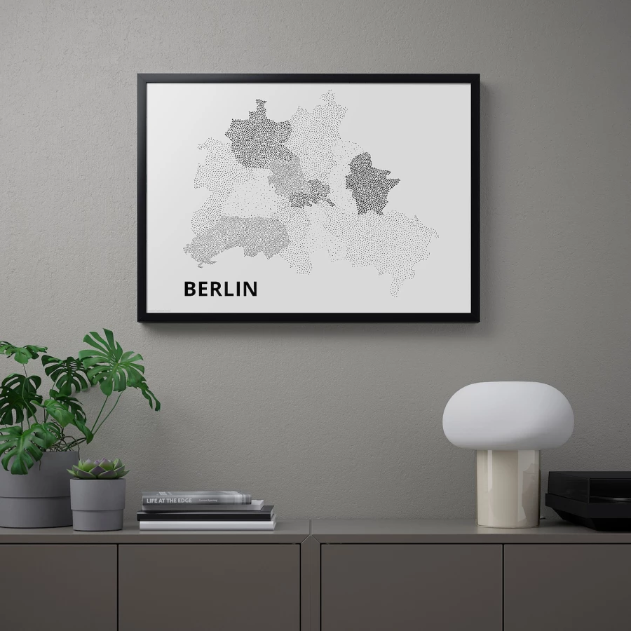 Постер - IKEA BILD, 70х50 см, «Точки, Берлин», БИЛЬД ИКЕА (изображение №2)