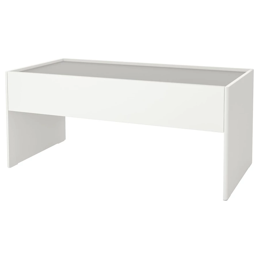 Стол детский - IKEA DUNDRA/ДУНДРЭ ИКЕА, 119x57x52 см, белый (изображение №1)