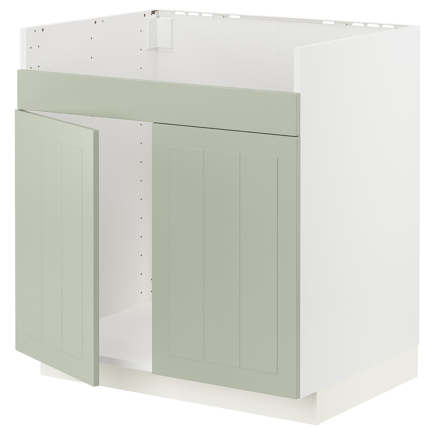 Шкаф под раковину - METOD / HAVSEN  IKEA/ МЕТОД/ХАВСЕН/ИКЕА, 88х80 см, белый/зеленый