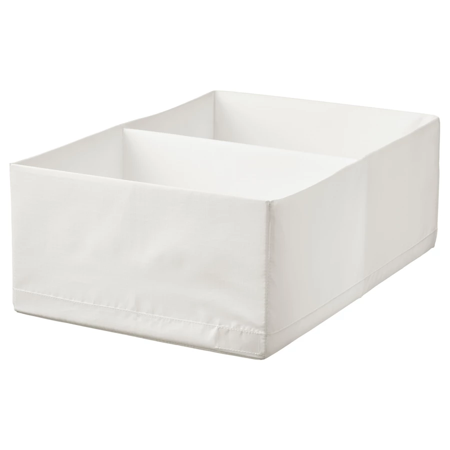 Коробка с отделениями - STUK IKEA/ СТУК  ИКЕА, 51х34х18 см, белый (изображение №1)
