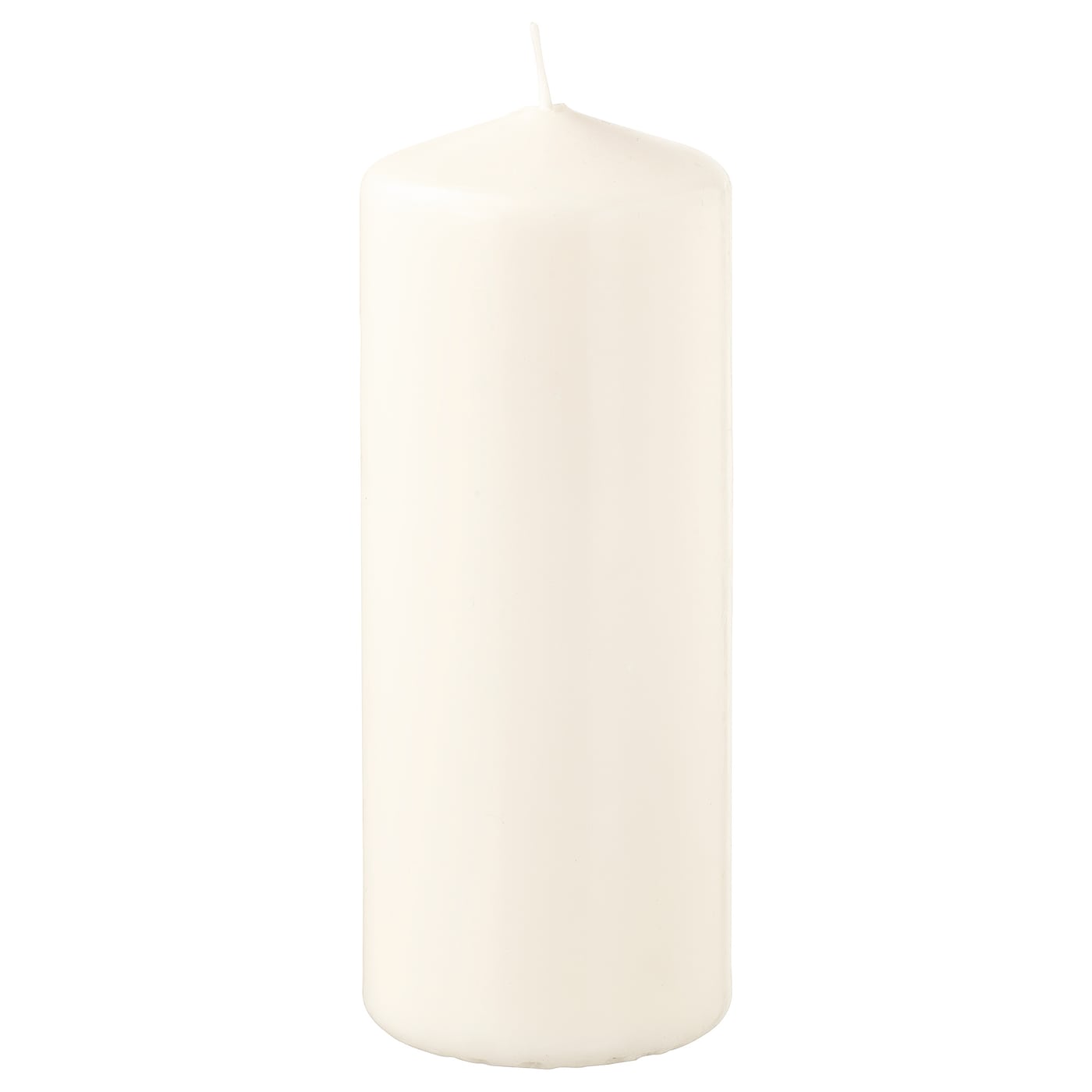 Формовая свеча без запаха - IKEA FENOMEN/ФЕНОМЕН ИКЕА, белый, 14х6,8 см