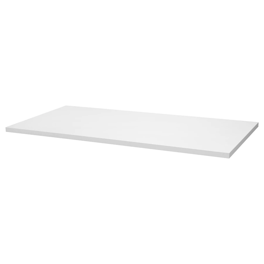 Столешница - IKEA LAGKAPTEN/ЛАГКАПТЕН ИКЕА, 160х80х3 см, белый (изображение №1)