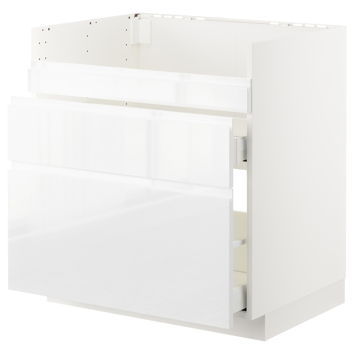 Шкаф под раковину /3 шт/2 шт - METOD / HAVSEN/MAXIMERA  IKEA/ МЕТОД/ХАВСЕН/МАКСИМЕРА ИКЕА, 88х80 см,  белый