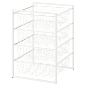 Стеллаж - IKEA JONAXEL, 50х51х70 см, белый, ЙОНАКСЕЛЬ ИКЕА