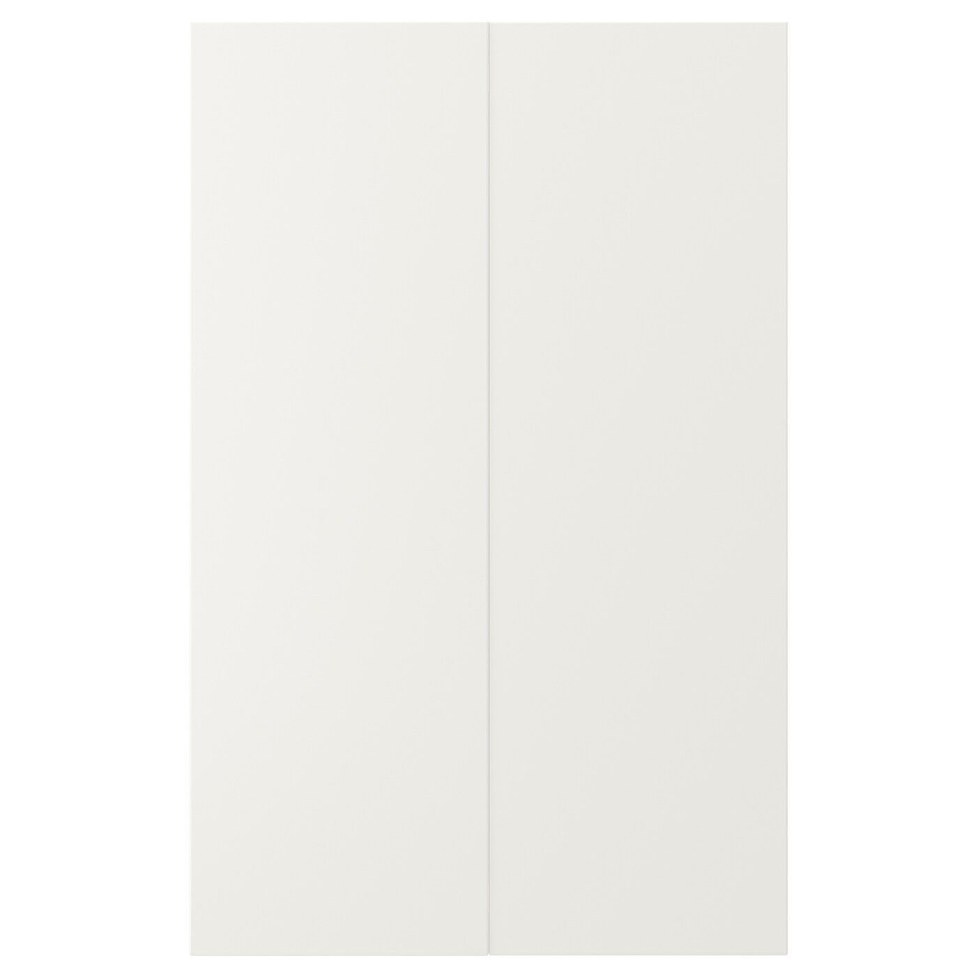 Дверца, 2 шт. - IKEA VEDDINGE, 80х25 см, белый, ВЕДИНГЕ ИКЕА