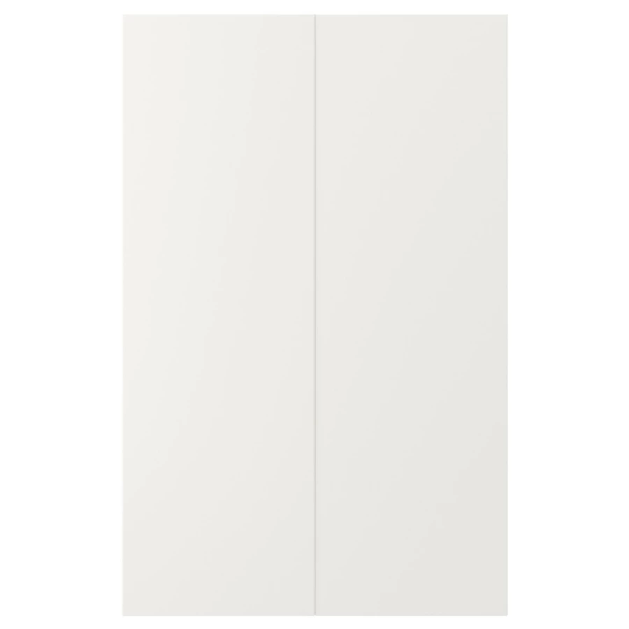 Дверца, 2 шт. - IKEA VEDDINGE, 80х25 см, белый, ВЕДИНГЕ ИКЕА (изображение №1)
