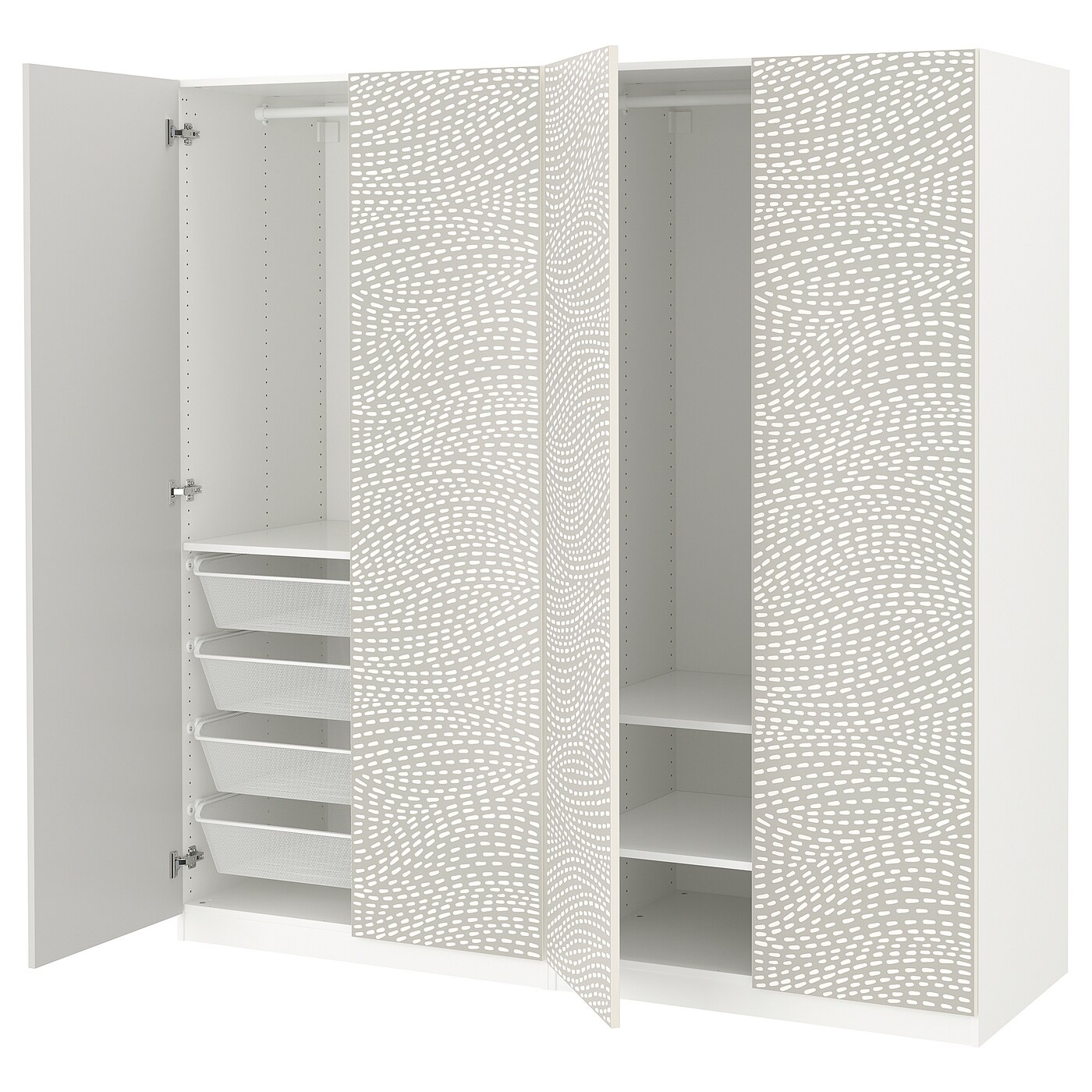 Шкаф - IKEA PAX/MISTUDDEN/ПАКС/МИСТУДДЕН ИКЕА, 60х200х201,2 см, белый/серый