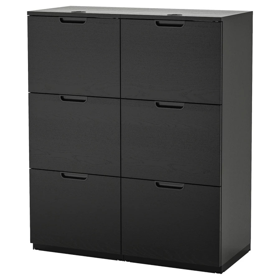 Комбинация с ящиками - IKEA GALANT/ГАЛАНТ ИКЕА, 120х45х102 см, черный (изображение №1)