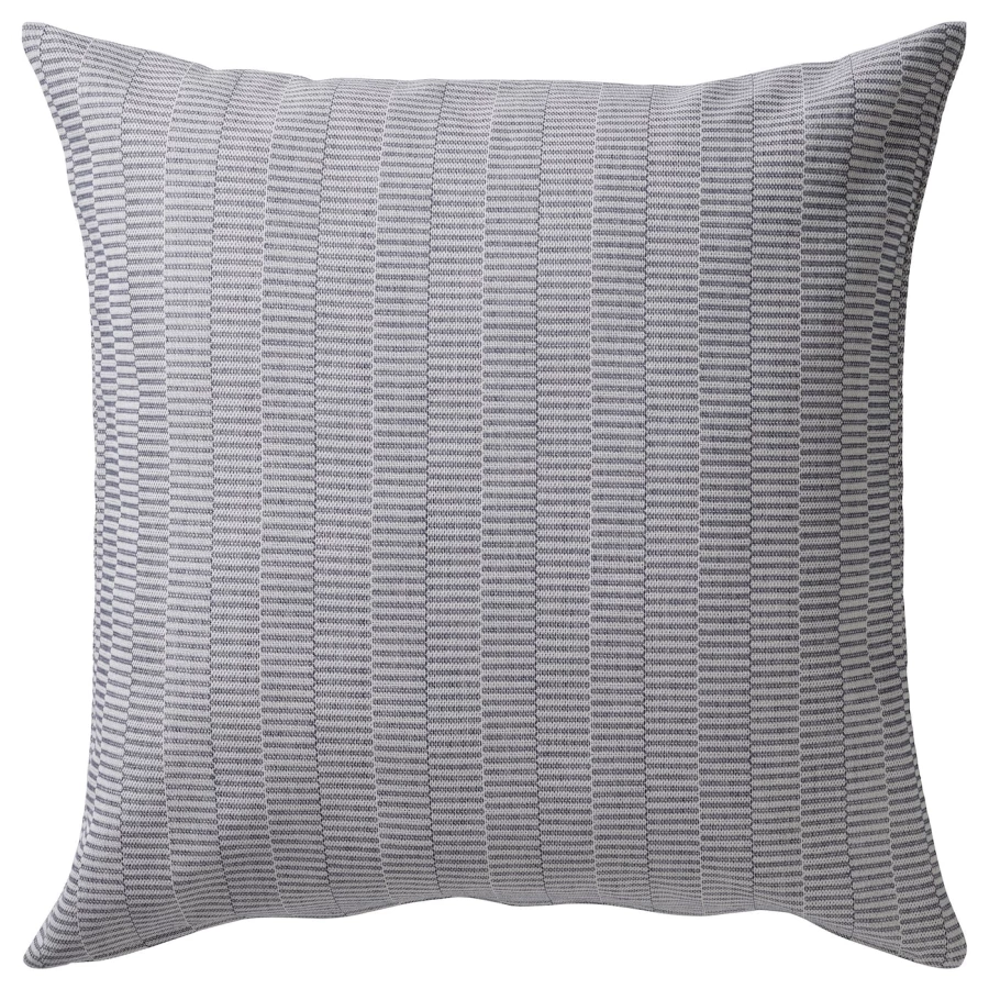 Чехол на подушку - PLOMMONROS IKEA/ ПЛОММОНРОС  ИКЕА, 50х50 см,  светло-серый (изображение №1)