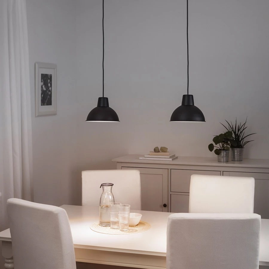 Подвесной светильник - SKURUP IKEA / СКУРУП ИКЕА, 19 см, черный (изображение №5)