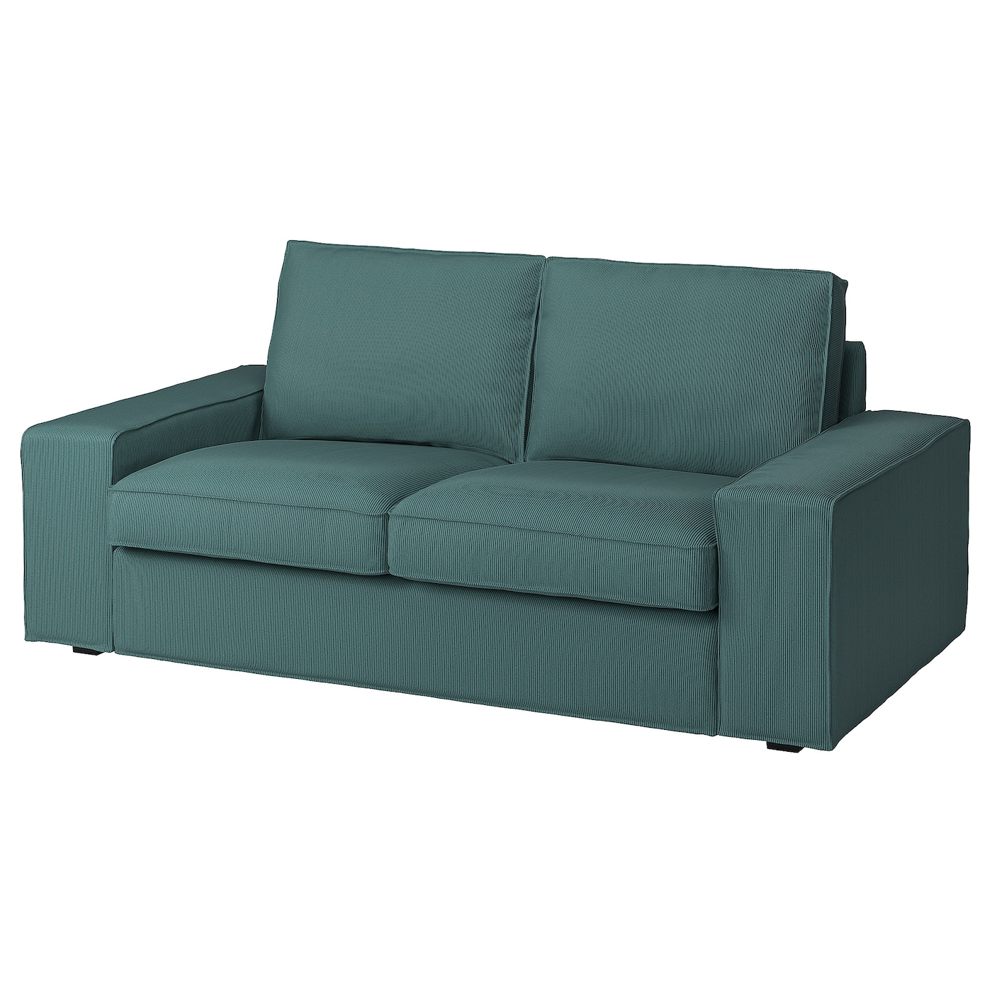 2-местный диван - IKEA KIVIK, 83x95x190см, бирюзовый, КИВИК ИКЕА