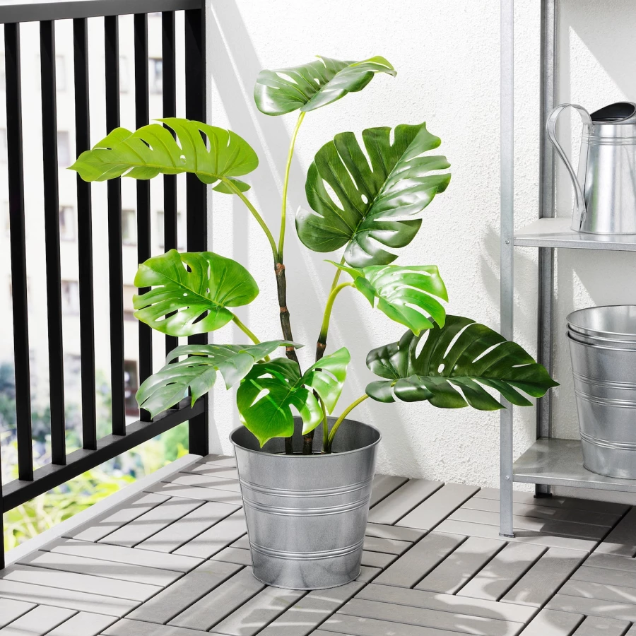 Искусственное растение в горшке - IKEA FEJKA, 19 см, ФЕЙКА ИКЕА (изображение №3)