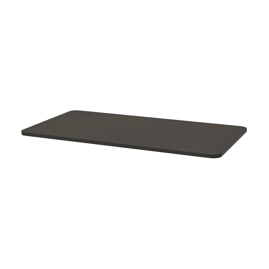 Столешница - IKEA TOMMARYD/ТОММАРИД ИКЕА, 130х70 см, черный (изображение №1)