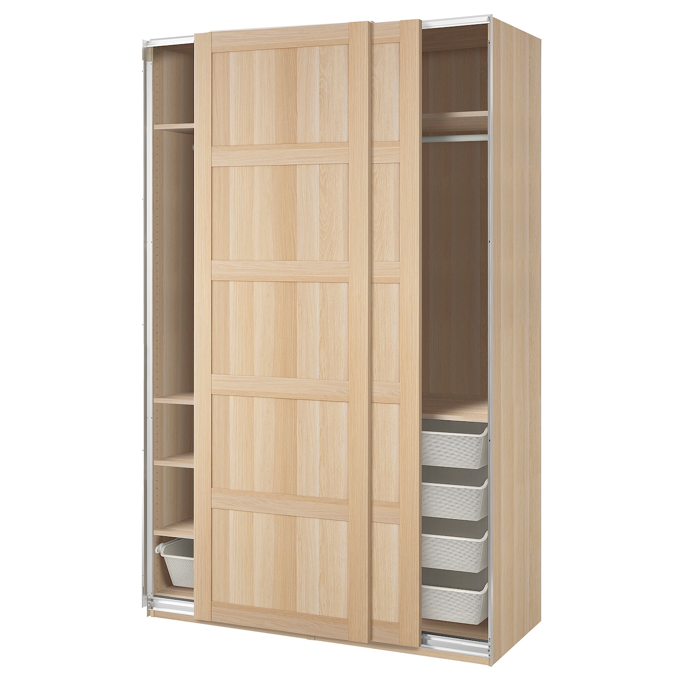 Шкаф - IKEA PAX/BERGSBO/ПАКС/БЕРГСБО ИКЕА, 66х150х236,4 см, светло-коричневый
