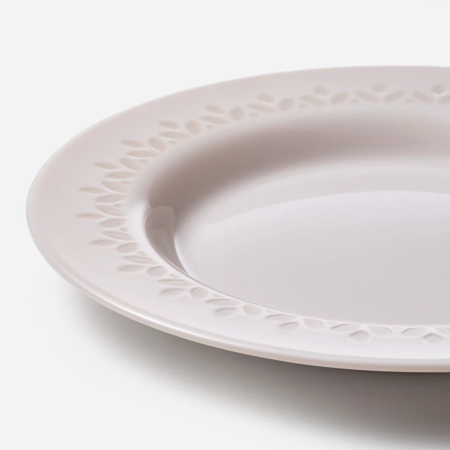 Набор тарелок, 4 шт. - IKEA PARADISISK, 20 см, белый, ПАРАДИСИСК ИКЕА (изображение №4)