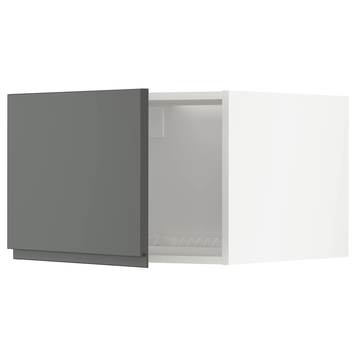 Шкаф для холодильника/морозильной камеры - METOD  IKEA/  МЕТОД ИКЕА, 40х60 см, серый/белый