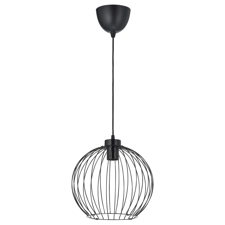 Подвесной светильник - GRINDFALLET IKEA/ ГРИНДФАЛЛЕТ ИКЕА, 30 см, черный (изображение №1)