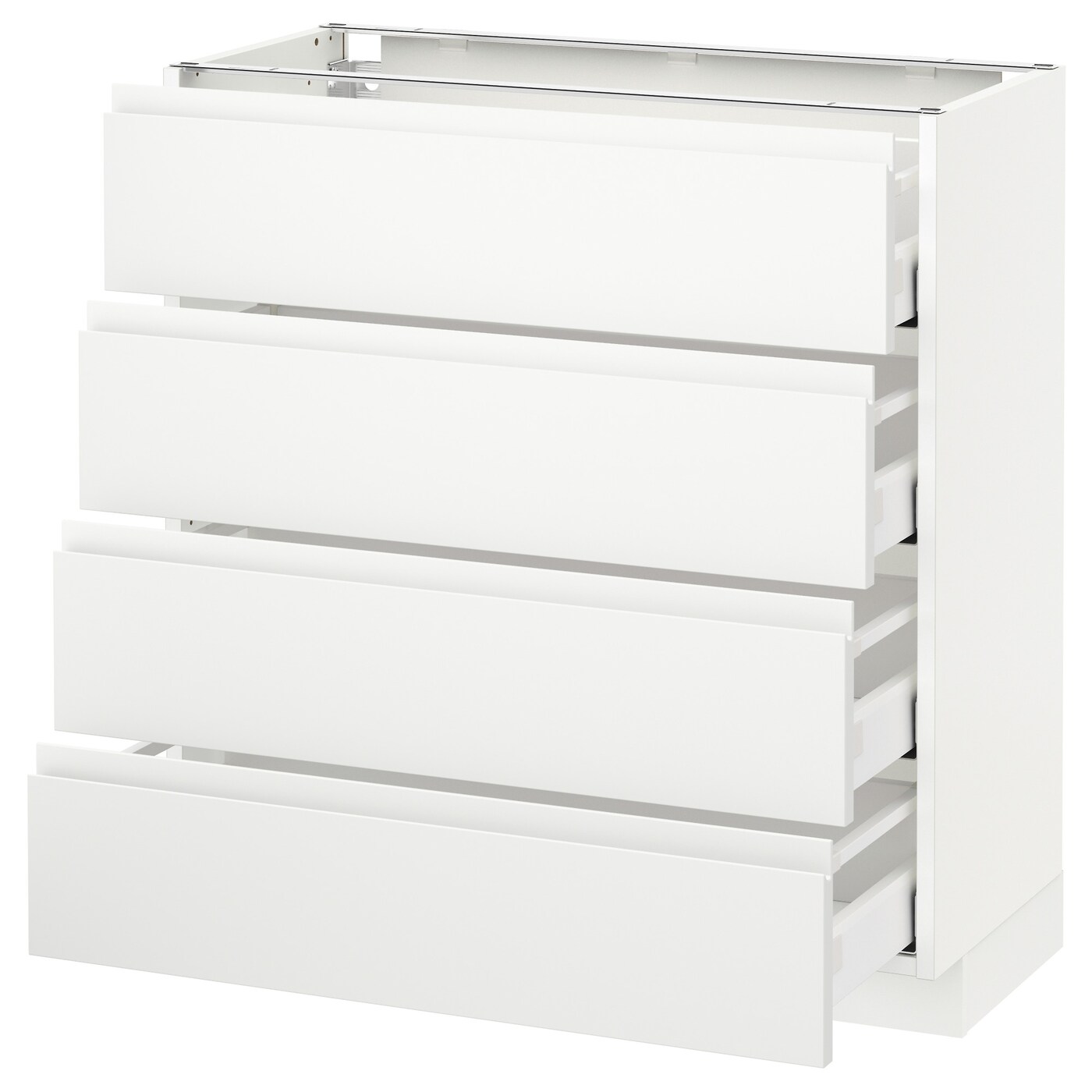 Напольный кухонный шкаф  - IKEA METOD MAXIMERA, 88x39,1x80см, белый, МЕТОД МАКСИМЕРА ИКЕА