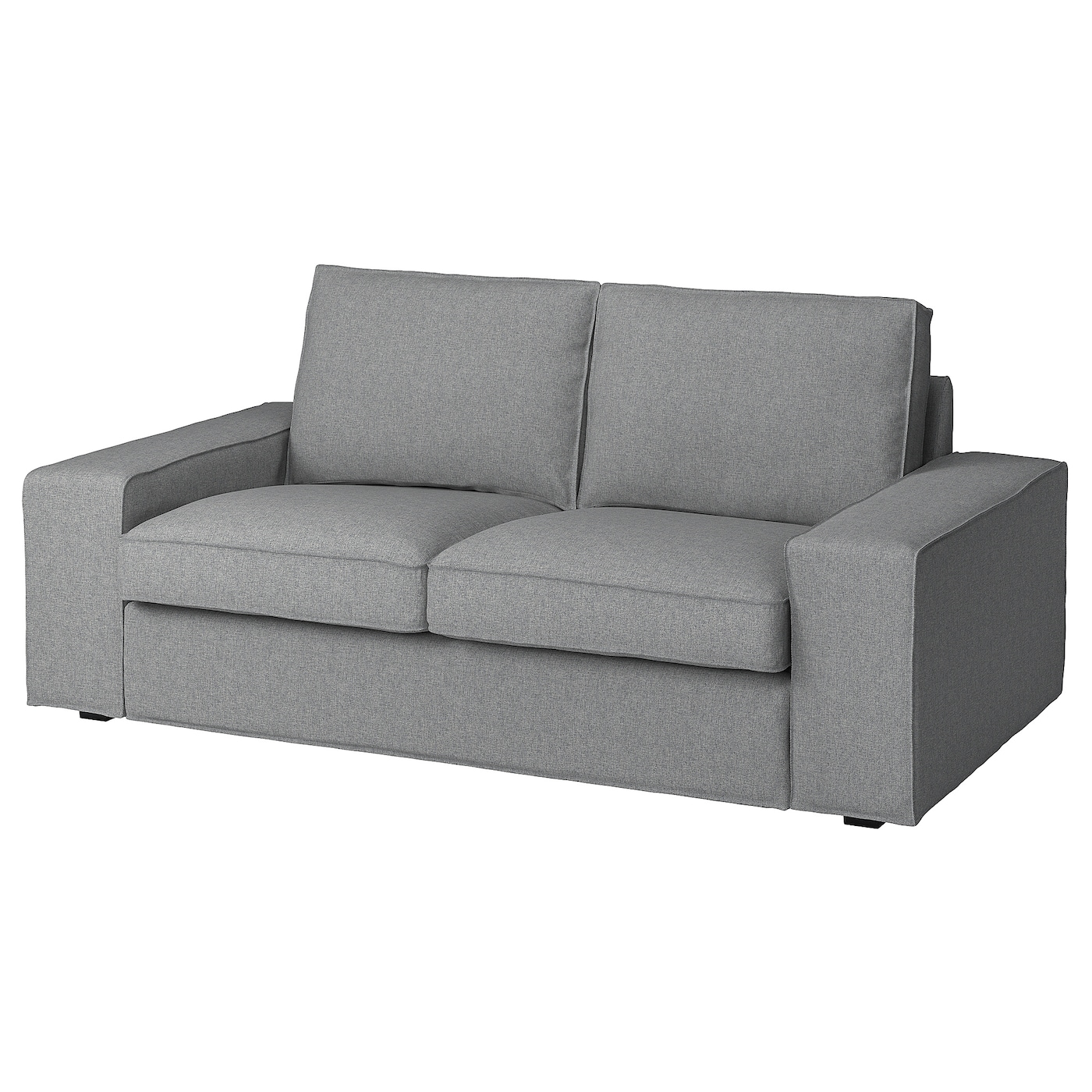 Чехол на 2-местный диван - KIVIK IKEA/ КИВИК ИКЕА, серый