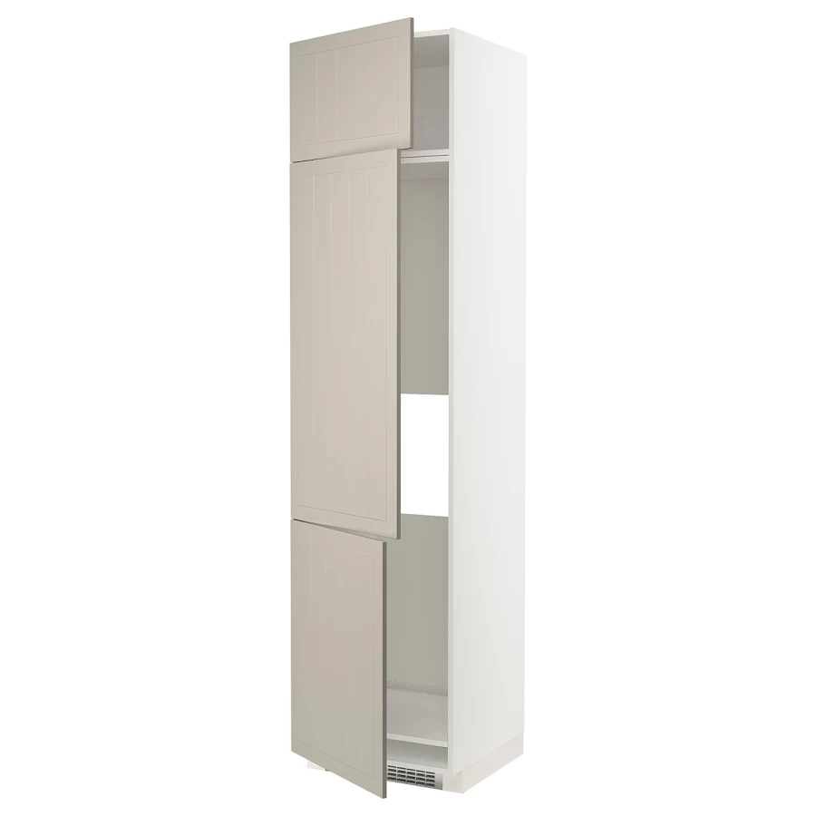 Шкаф для встроенной техники - IKEA METOD, 248x62x60см, белый, МЕТОД ИКЕА (изображение №1)
