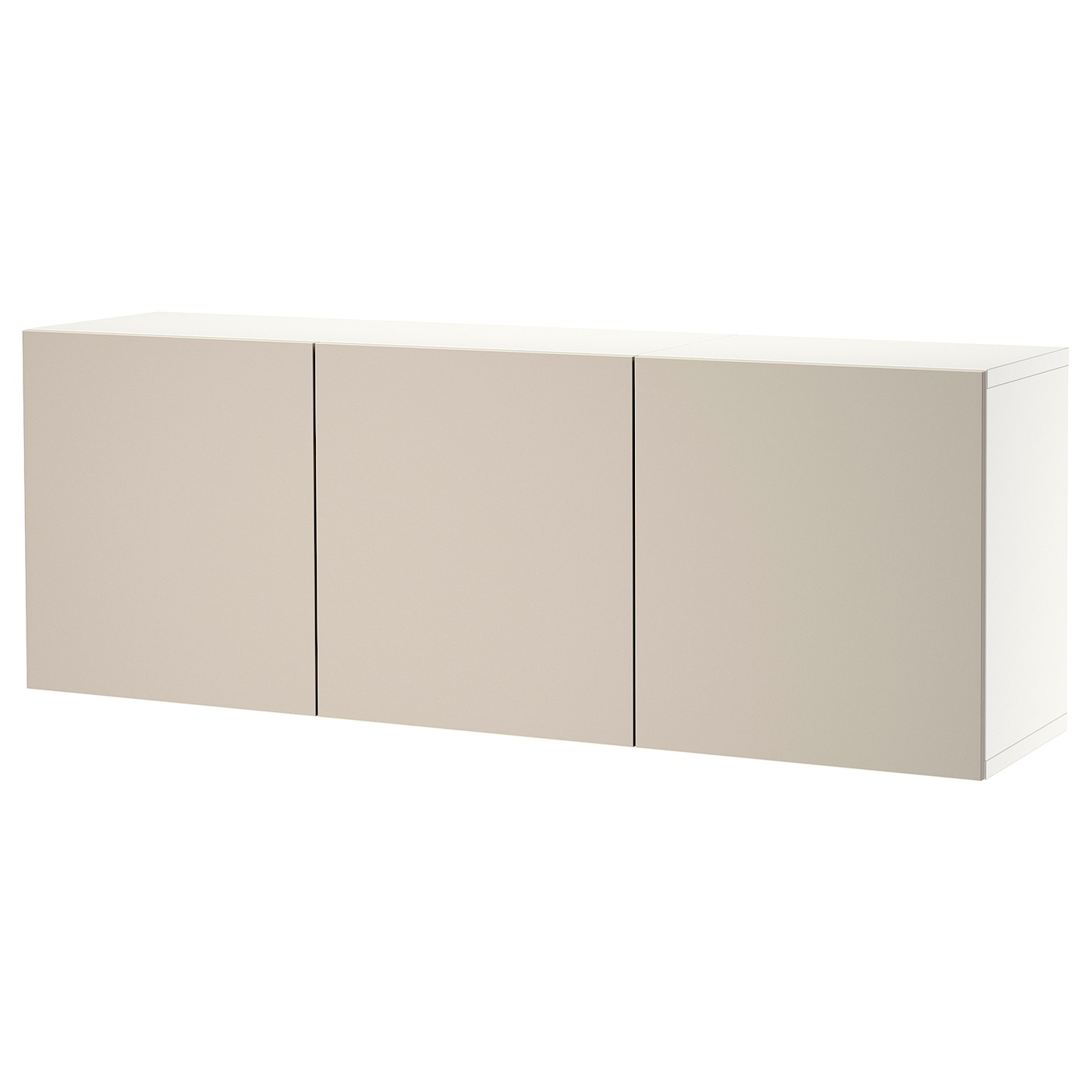 Навесной шкаф - IKEA BESTÅ/BESTA, 180x42x64 см, серый, Бесто ИКЕА