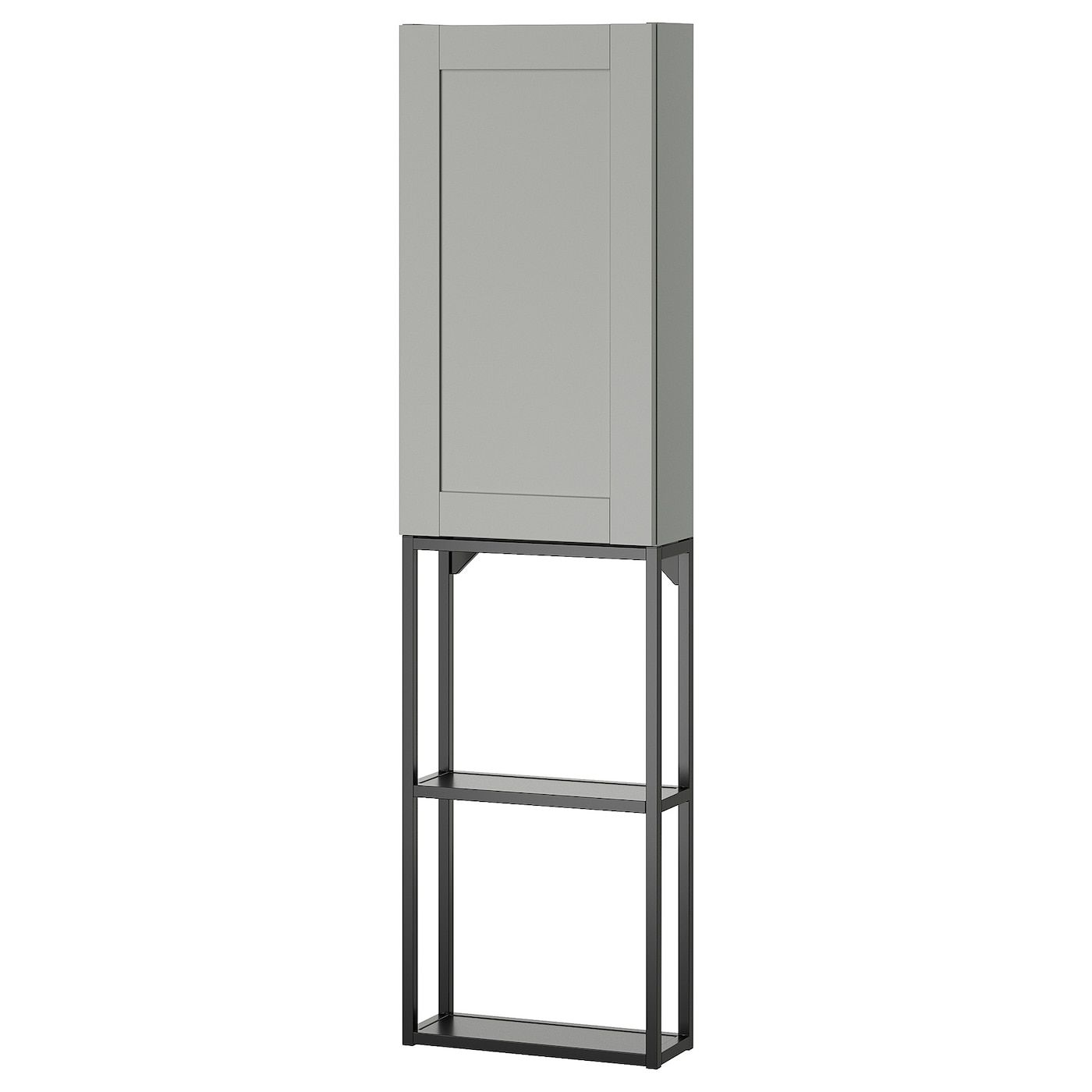 Комбинация для ванной - IKEA ENHET, 40х17х150 см, серый/антрацит, ЭНХЕТ ИКЕА
