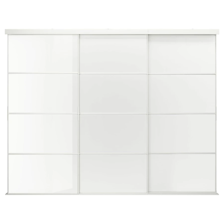 Пара рам раздвижных дверей - SKYTTA/ FARVIK IKEA/ СКЮТТА/ ФЭРВИК ИКЕА, 301х240 см, белый (изображение №1)