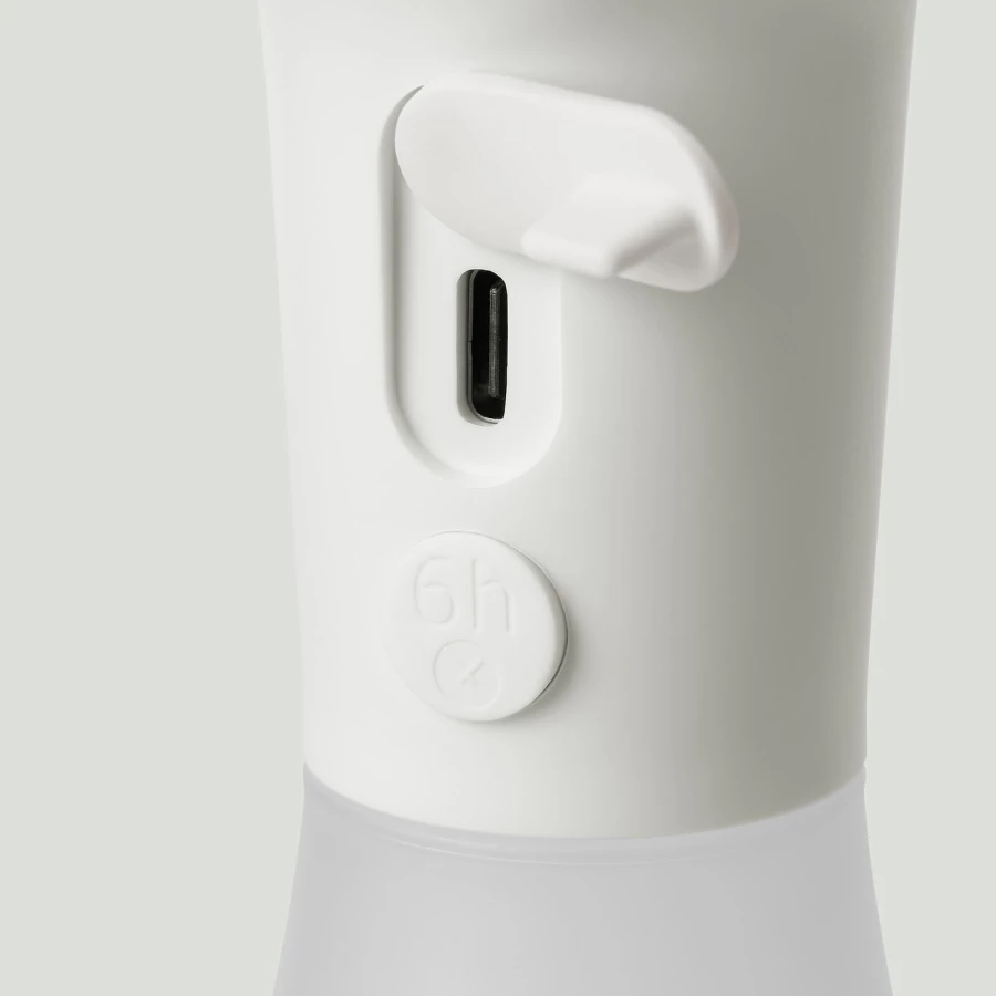 Декоративное лампа - SOLVINDEN IKEA/ СОЛВИНДЕН ИКЕА,26 см, белый (изображение №4)