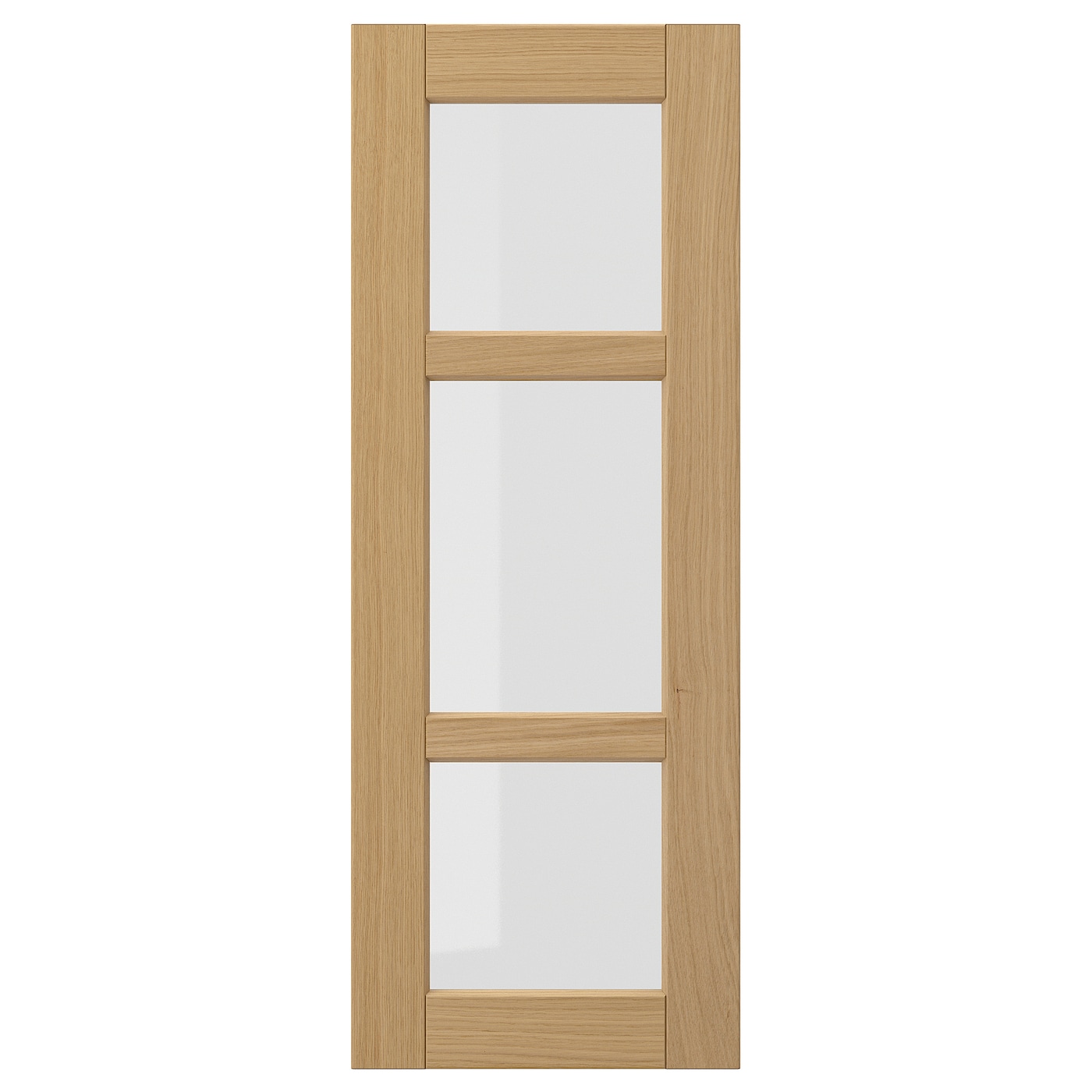 Стеклянная дверь - IKEA FORSBACKA/ФОРСБАКА ИКЕА, 80х30 см, светло-коричневый