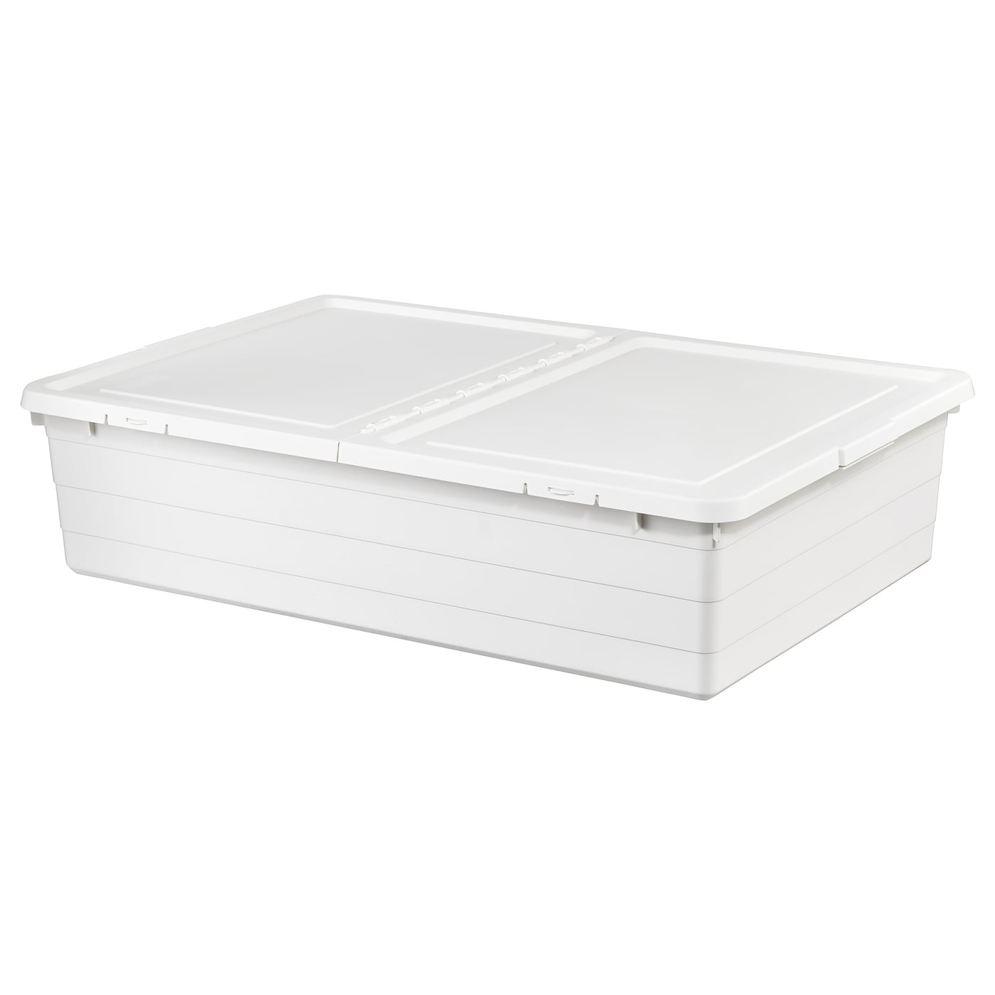 Коробка с крышкой - SOCKERBIT IKEA/ СОККЕРБИТ ИКЕА, 50x77x19 см, белый