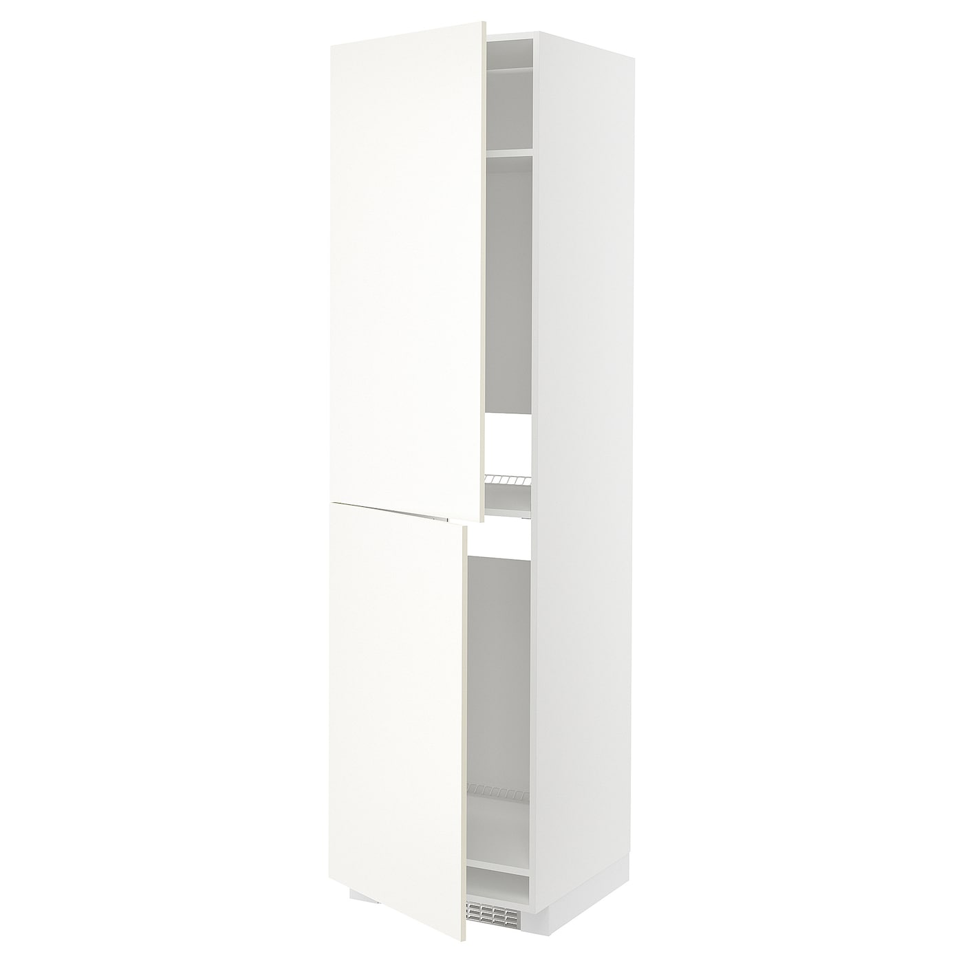 Высокий кухонный шкаф - IKEA METOD/МЕТОД ИКЕА, 220х60х60 см, белый