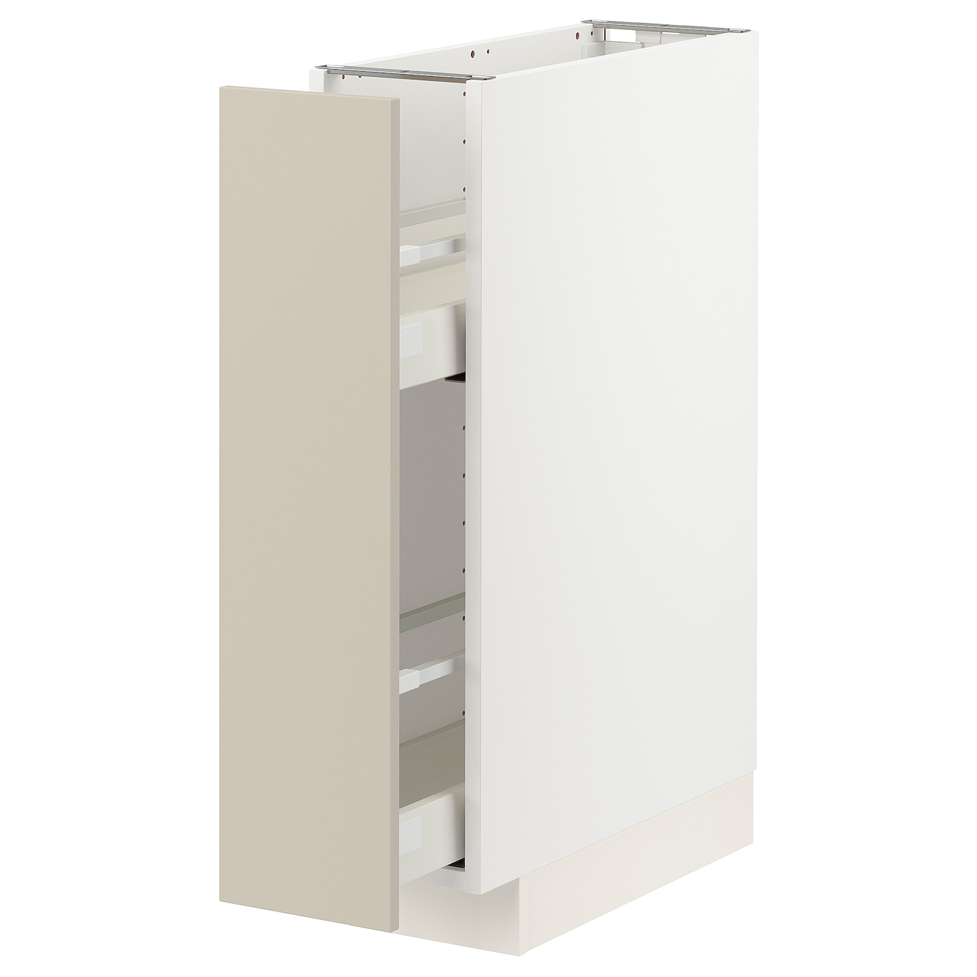 Напольный кухонный шкаф - IKEA METOD MAXIMERA, 88x62x20см, белый/бежевый, МЕТОД МАКСИМЕРА ИКЕА