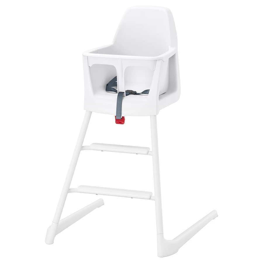 Стульчик для кормления - IKEA LANGUR/ЛАНГУР ИКЕА, 87х56 см,  белый (изображение №1)
