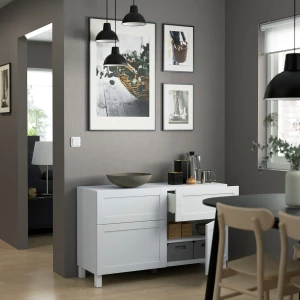 Второе фото. Стеклянная дверца - HANVIKEN IKEA/ ХАНВИКЕН ИКЕА, 60x38 см, белый