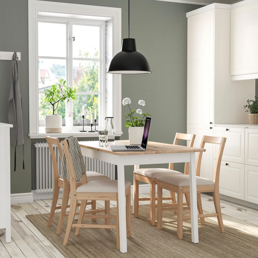 Набор кухонных столов  - PINNTORP IKEA/ПИННТОРП ИКЕА, 125 см, коричневый (изображение №2)