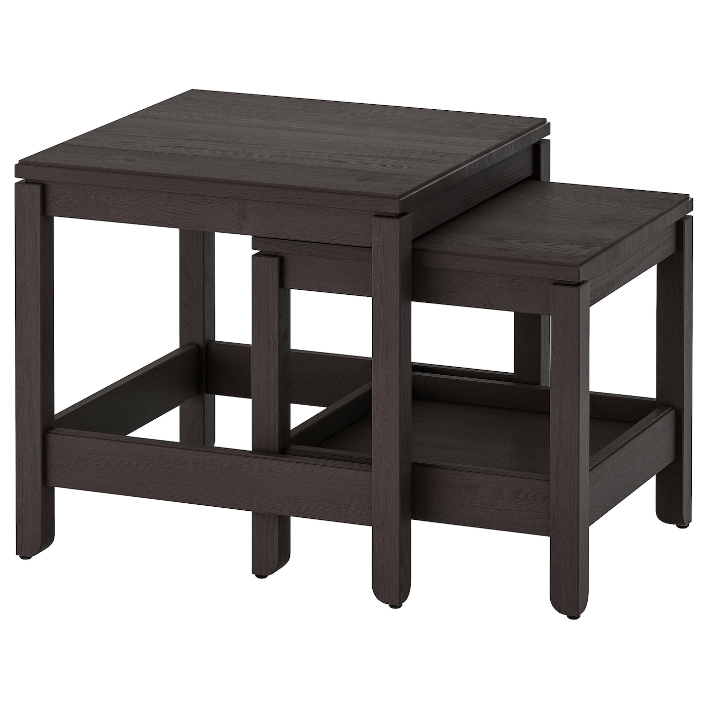 Столы - IKEA HAVSTA/ХАВСТА ИКЕА, 48х50х50/41х42х42 см, чёрный
