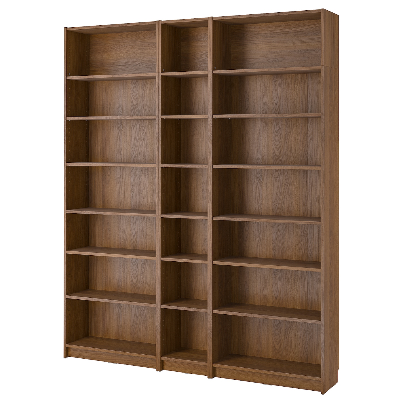 Книжный шкаф -  BILLY IKEA/ БИЛЛИ ИКЕА, 200х28х237 см, коричневый