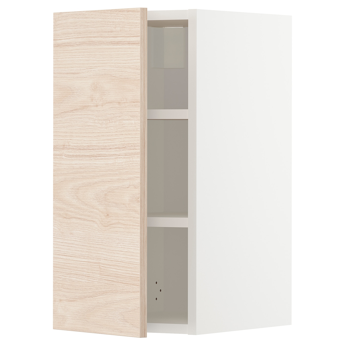 Навесной шкаф с полкой - METOD IKEA/ МЕТОД ИКЕА, 60х30 см, белый/под беленый дуб